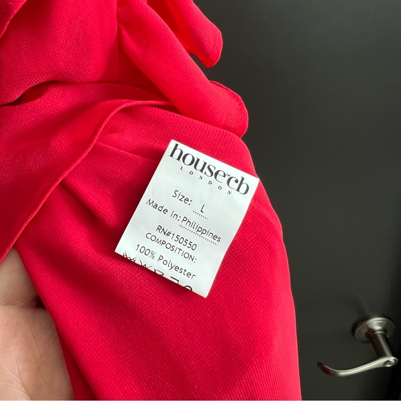 House of CB Red Ruffle Maxi Dress - Picture 7 of 16